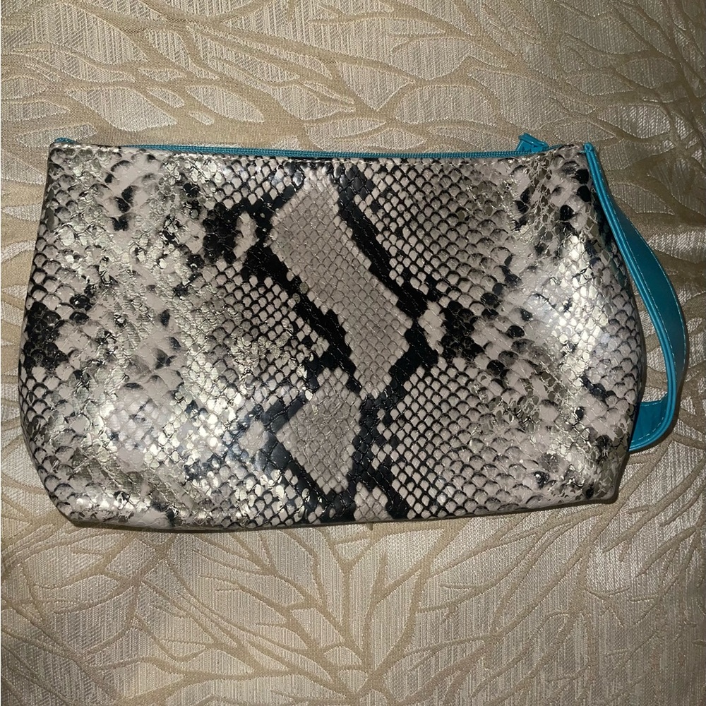 Animal print cosmetic bag